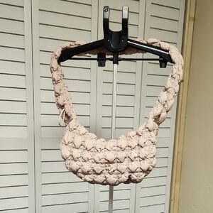 Elegant Pink Quilted Women's Bag